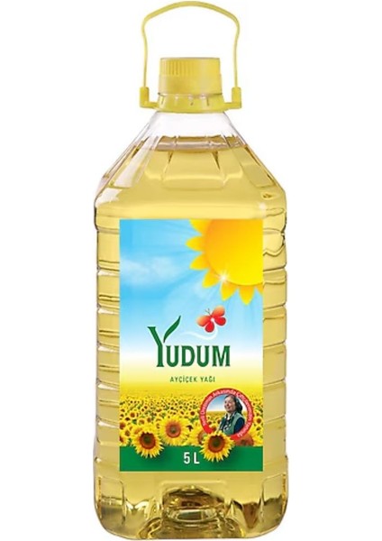Ayçiçek Yağı 5 Litre Pet (Hafif ve Lezzetli)