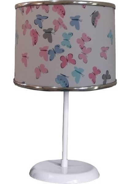 Kelebekli 2.li Set M-483 Kumaş Kaplama Yatak Odası Genç ve Çocuk Odası Avize ve Abajur Takımı modelleri