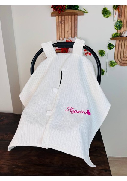 Isimli Hastane Çıkış Seti, Takı Yastığı ve Puset Örtüsü %100 Pamuk 12 Parça 0-3 Ay Nakışlı fiyatları