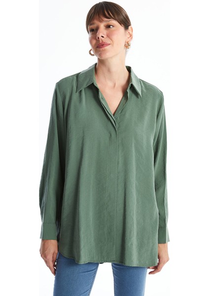 Yeni Sezon Kadın Düz Gömlek Tunik