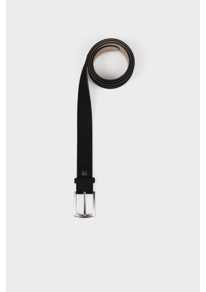 Siyah Deri Erkek Kemer