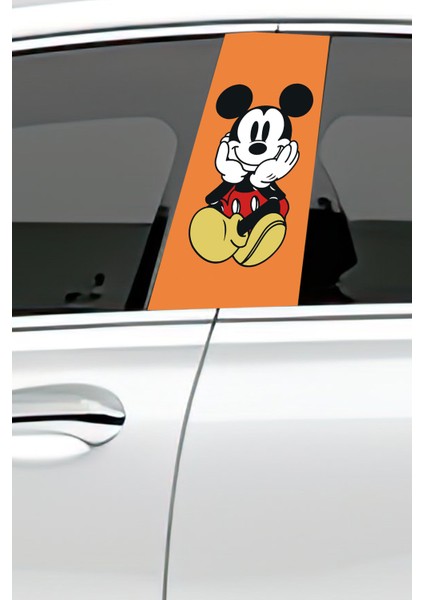 Araç Kapı Direk Kaplama Folyosu Desenli (Sağ Sol Takım) (2 Adet) - 22X50 cm fiyatları