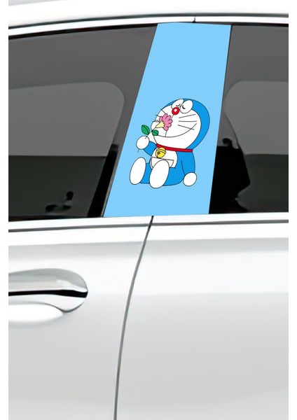 Araç Kapı Uyumlu Direk Kaplama Folyosu Desenli (Sağ Sol Takım) (2 Adet) - 22X50 cm fiyatları