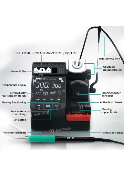 Aifen A9 Plus Havya Makinesi (C210 Kol, 3 Uç) modelleri