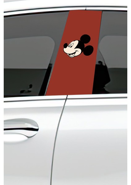 Araç Kapı Direk Kaplama Folyosu Desenli Sağ Sol Takım 2 Adet 22X50 cm fiyatları