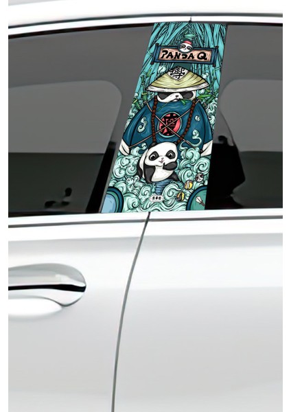 Araç Kapı Direk Kaplama Folyosu Desenli (Sağ Sol Takım) (2 Adet) - 22X50 cm fiyatları