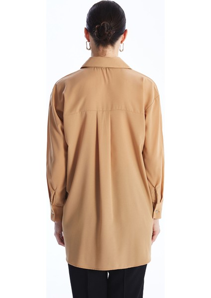 Yeni Sezon Düz Uzun Kollu Oversize Kadın Gömlek Tunik indirimleri