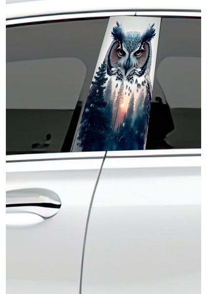 Araç Kapı Direk Kaplama Folyosu Desenli (Sağ Sol Takım) (2 Adet) - 22X50 cm fiyatları