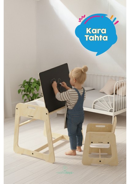 My Table - Montessori Aktivite Masası ve Sandalyesi Veyazı Tahtası fiyatları