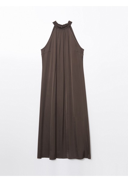 Yeni Sezon Kadın Halter Yaka Düz Elbise indirimleri