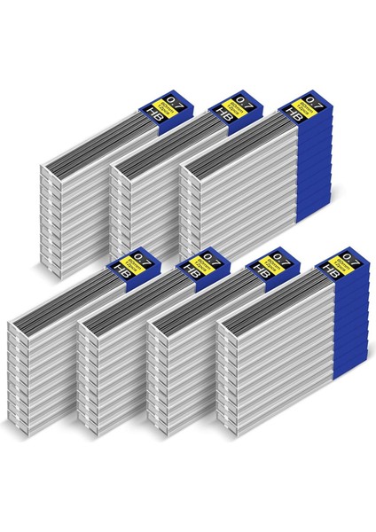 Kurşun Yedekleri, 840 Parça [0,7 mm Hb] Mekanik Kalem Yedekleri, 70 Tüp (Yurt Dışından)