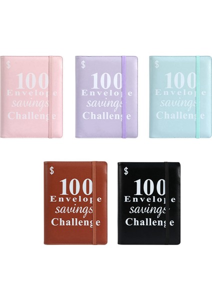 100 Zarf Para Tasarrufu Mücadelesi Klasörü, Pembe (Yurt Dışından)