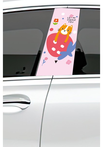 Araç Kapı Direk Kaplama Folyosu Desenli (Sağ Sol Takım) (2 Adet) - 22X50 cm fiyatları