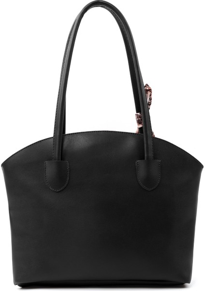 Siyah SHK274 Suni Deri Fermuarlı Tek Bölmeli Fular Hediyeli El,kol ve Omuz Çantası modelleri