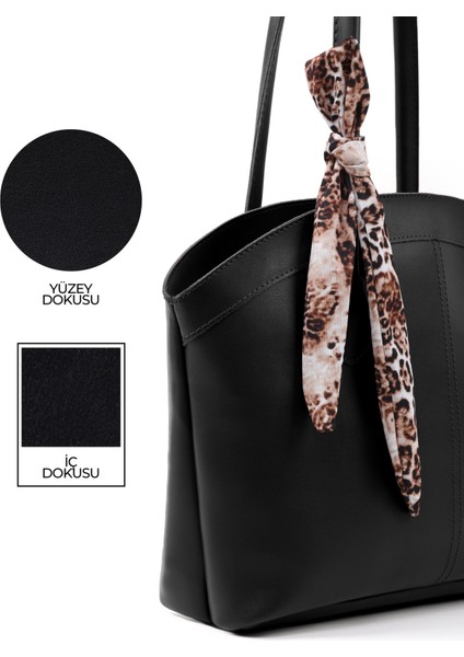 Siyah SHK274 Suni Deri Fermuarlı Tek Bölmeli Fular Hediyeli El,kol ve Omuz Çantası indirimleri