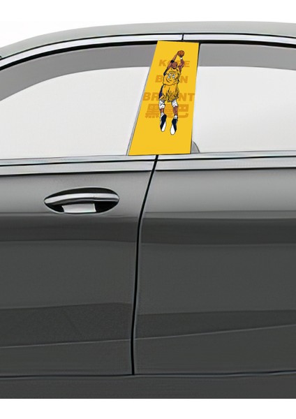 Araç Kapı Direk Kaplama Folyosu Desenli (Sağ Sol Takım) (2 Adet) - 22X50 cm