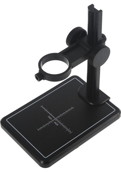 Mikroskop Standı Ölçekli Ayarlanabilir Stand Tutucu Braketi Büyük Taban Mikroskop Endoskop Tutucusu Siyah (Yurt Dışından)