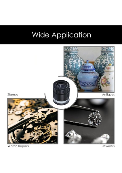 Coinsand Damgası Için LED Işığı ile Çıkarılabilir Çok Fonksiyonlu Ölçekli Optik Cam Lensli 10X Şarj Edilebilir Büyüteç (Yurt Dışından) indirimleri