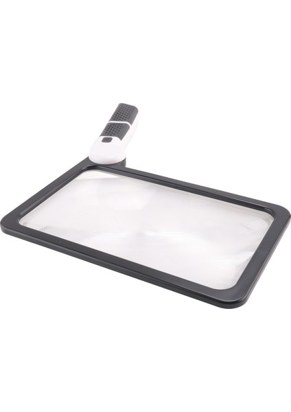 Okuma Için Tam Sayfa 5x Büyüteç, 48 LED Işıklarla Katlanır Işıklı Büyüteç, Dikdörtgen Tutma Büyüteç (Yurt Dışından) modelleri