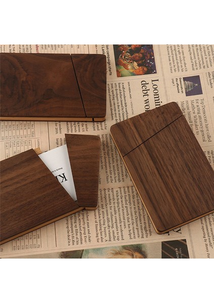 Kartvizitlik Erkek ve Kadın Kartvizitlik Ceviz Ağacı (Yurt Dışından) fırsatları