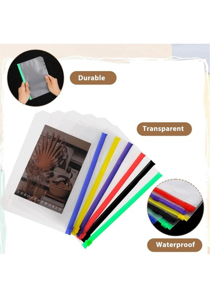 12 Adet A5 Klasör Cepleri 6 Delikli A5 Klasör Ekleri (Yurt Dışından) fırsatları