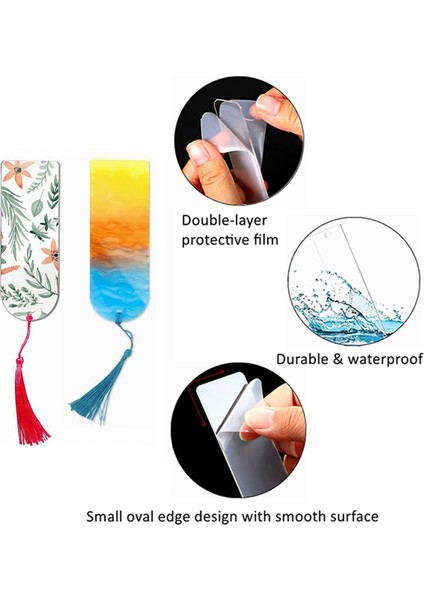 30 Adet Akrilik Ayraç Boşlukları, Şeffaf Akrilik El Sanatları Ayraçları (Yurt Dışından) modelleri