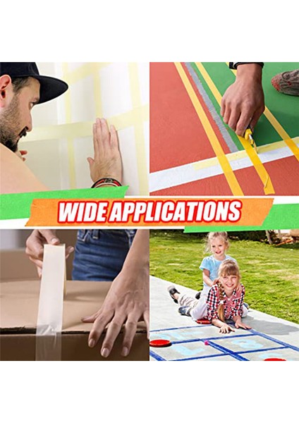 Renkli Maskeleme Bandı Toplu 1.980 Ayak x 1 Inç 12 Renk - Bant Ruloları (Yurt Dışından) modelleri