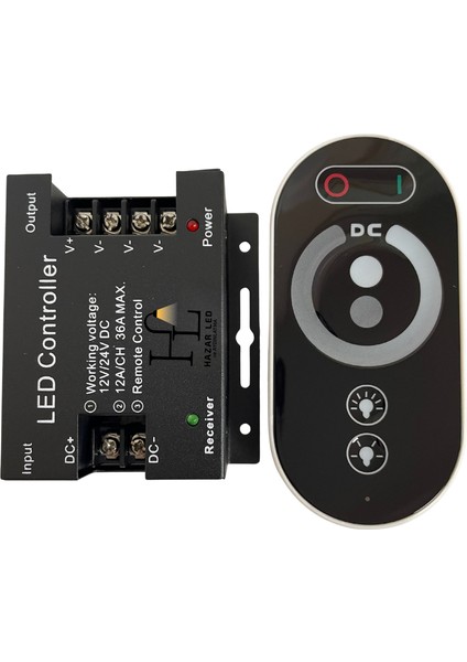 Touch Led Dimmer RF Dokunmatik Dimmer 36 Amper 12-24V fırsatları