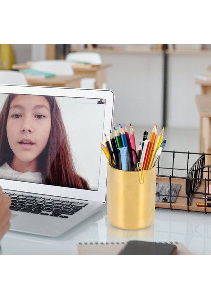 Kalem Bardak Tutucu Masa Düzenleyici Altın Kalemlik Kalemlik Kabı (Yurt Dışından) fırsatları