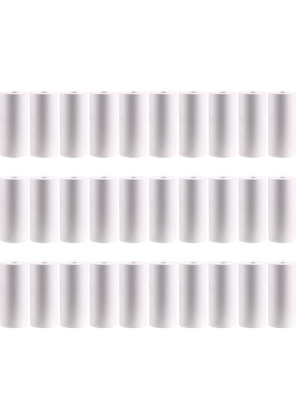 57X25MM Termal Kağıt 30 Rulo Beyaz (Yurt Dışından)