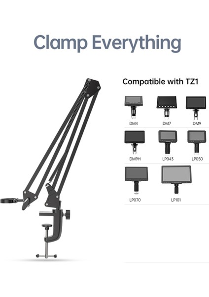 Rievbcau Esnek Mikroskop Kol Standı, Ayarlanabilir Metal Braket Madeni Para Mikroskop Montajı Dm4 Dm7 Dm9 ile Uyumlu (Yurt Dışından) indirimleri
