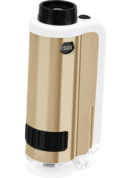 Çocuklar Için Mini Mikroskop, 100X-250X Zoom Pocket Mikroskop, Stem Bilim Elde Taşınağı Miniscope Doğum Günü Hediyeleri Çocuklar Için (Yurt Dışından)