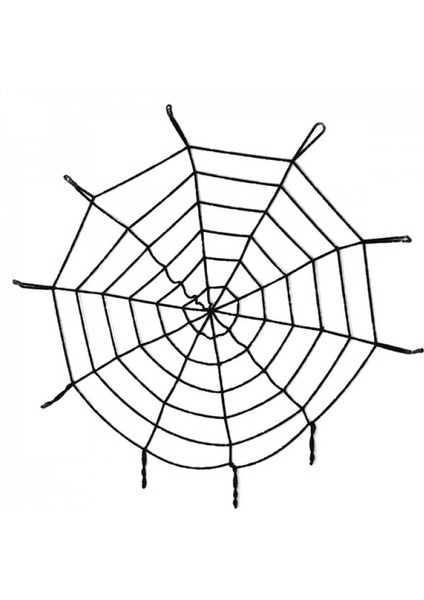 Marsilyan- Halloween Cadılar Bayramı Örümcek Ağ Dekor Siyah