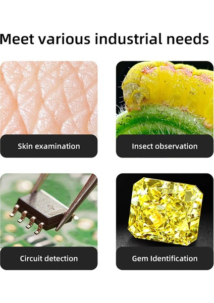 Dijital Mikroskop Kablosuz Cep Elde Taşıyan USB Mikroskoplar 1000X Zoom Sabit Focus Hd Büyüteç Iphone Pc Için LED ile (Yurt Dışından) modelleri