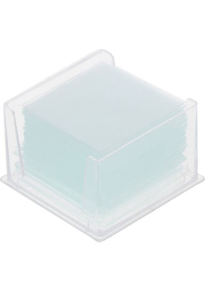 Cumerslip Slaytlar Laboratuvar Malzemeleri Kare Mikroskop Kapağı Cam Set Okul Eğitim Laboratuar Değiştirme Aracı 22X22MM (Yurt Dışından)