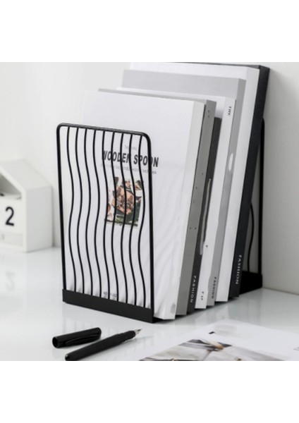 1 Çift Kitap Ayracı Destek Masaüstü Ofis Dergi Düzenleyici Raf Siyah (Yurt Dışından) modelleri