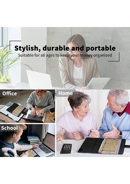 A6 Bütçe Klasörü, Zarflı, Nakit Doldurma Zarf Klasörü (Yurt Dışından) fırsatları