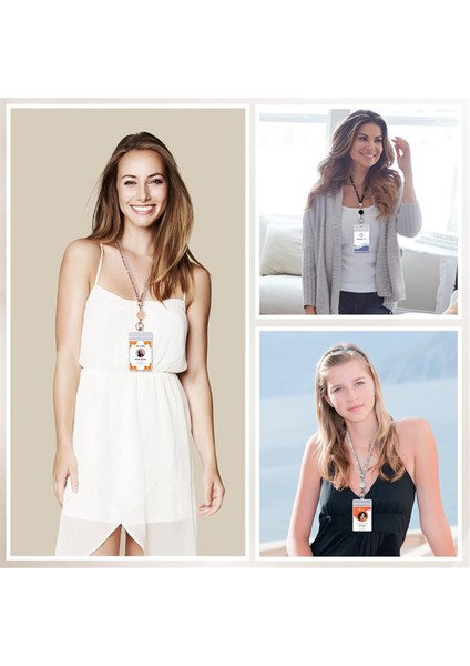 Kimlik Rozetleri Için Boyun Askıları 9'lu 3'lü Set Bling Rozet Boyun Askısı (Yurt Dışından) fırsatları