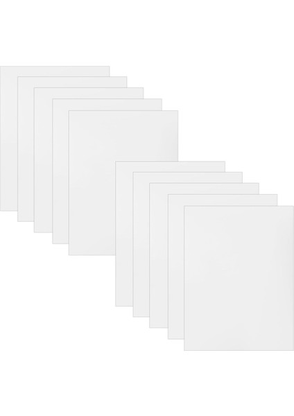 Yazdırılabilir Manyetik Sayfalar, 8,5x 11 Inç, 10 Paket Parlak Mıknatıslı Yazıcı (Yurt Dışından)
