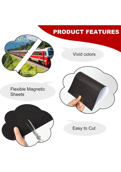 Yazdırılabilir Manyetik Sayfalar, 8,5x 11 Inç, 10 Paket Parlak Mıknatıslı Yazıcı (Yurt Dışından) modelleri