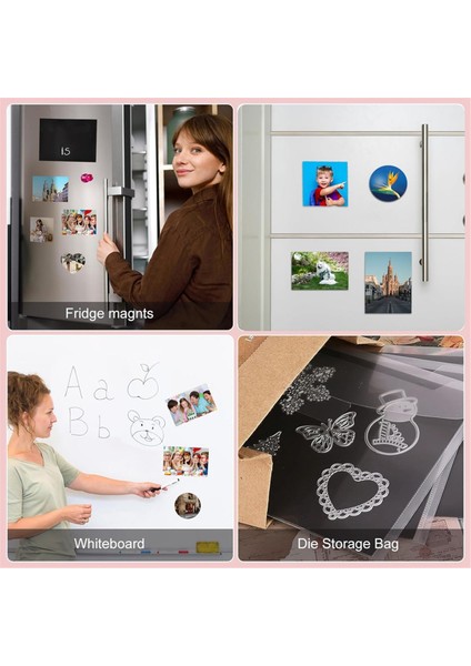 Yazdırılabilir Manyetik Sayfalar, 8,5x 11 Inç, 10 Paket Parlak Mıknatıslı Yazıcı (Yurt Dışından) indirimleri