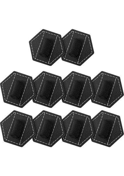 Notebook Altıgen Elastik Günlük Kalem Tutucular Döngü Tutucular Siyah (Yurt Dışından)