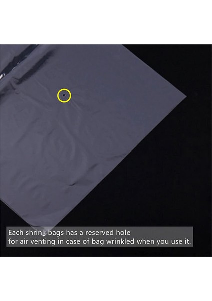 100 Adet Dıy Üfleyici Isı Yalıtımı Düz Ağızlı Isı Büzüşmeli Film Çantası 11X30CM (Yurt Dışından) fırsatları