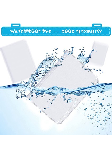 48 Parça Klasör Cepleri 6 Delik Fermuarlı Klasör Kesesi Klasörleri (A6) (Yurt Dışından) fiyatları