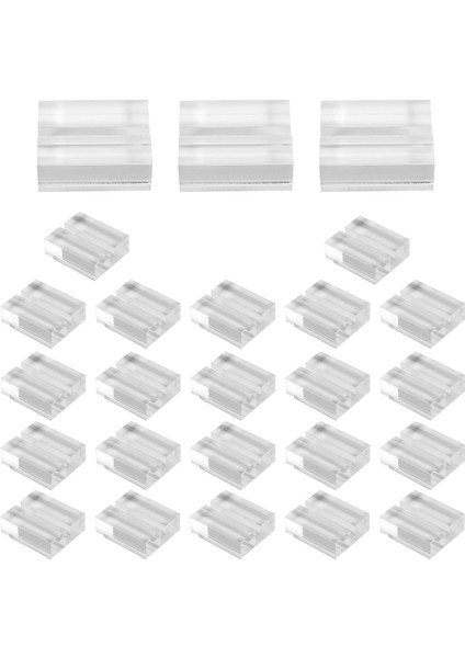 25 Adet Akrilik Standlar Yer Kartı Tutucuları 1.2 Inç Şeffaf (Yurt Dışından) indirimleri