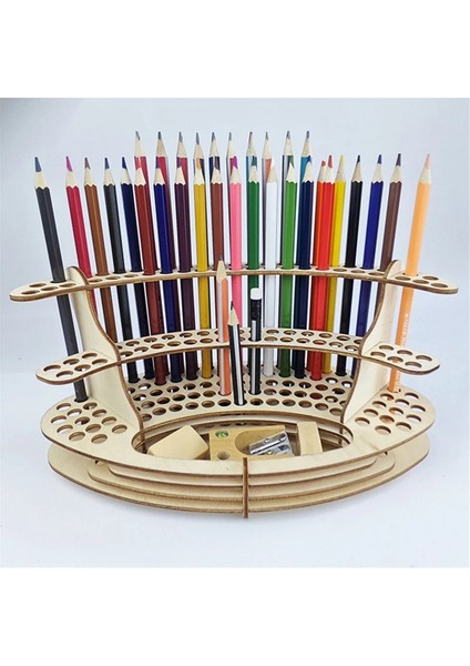 Ahşap Boya Fırçası Tutucu, Stand Masaüstü Depolama Rafı (Yurt Dışından) modelleri