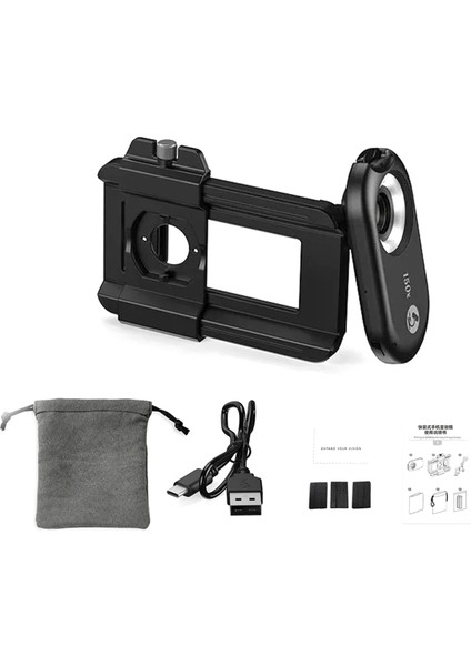 Cep Telefonu Mikroskop Lensi Cpl LED 3&#39;te 1 Makro Büyüteç Kitleri Telefon Lens Için Biyolojik Mikroskop 150X (Yurt Dışından)