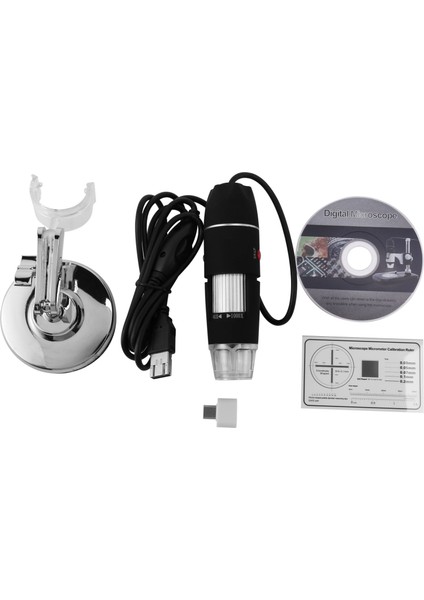 USB Dijital Mikroskop 40X-1000X Öğrenciler Için El Mikroskop Kamerası Mühendisler Biyoloji Mikrobiyolojik Gözlem (Yurt Dışından)