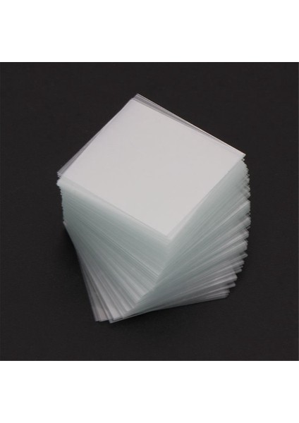 Cumerslip Slaytlar Laboratuvar Malzemeleri Kare Mikroskop Kapağı Cam Set Okul Eğitim Laboratuar Değiştirme Aracı 24X24MM (Yurt Dışından) fırsatları