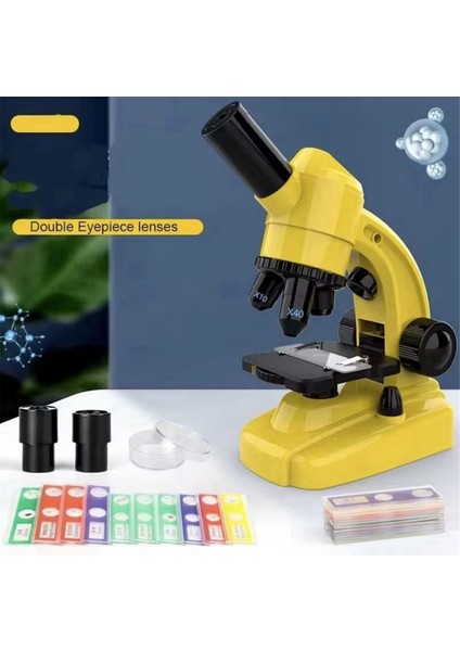 Mikroskop Kiti Laboratuvarı Biyolojik Yüksek Güçlü Mikroskop Oyuncak Çocuk Ev Okulu Bilimleri Deney Hediyeleri (Yurt Dışından) fiyatları